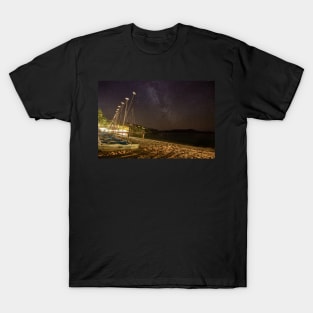 Catamarans Under the Stars T-Shirt